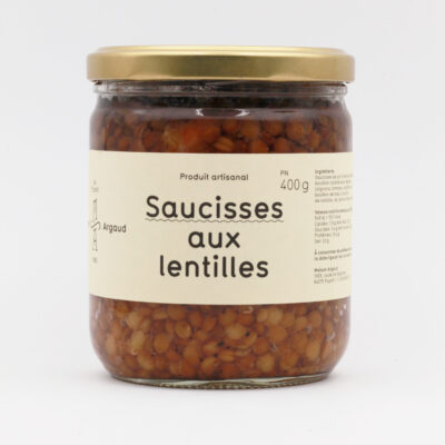 Saucisses aux lentilles