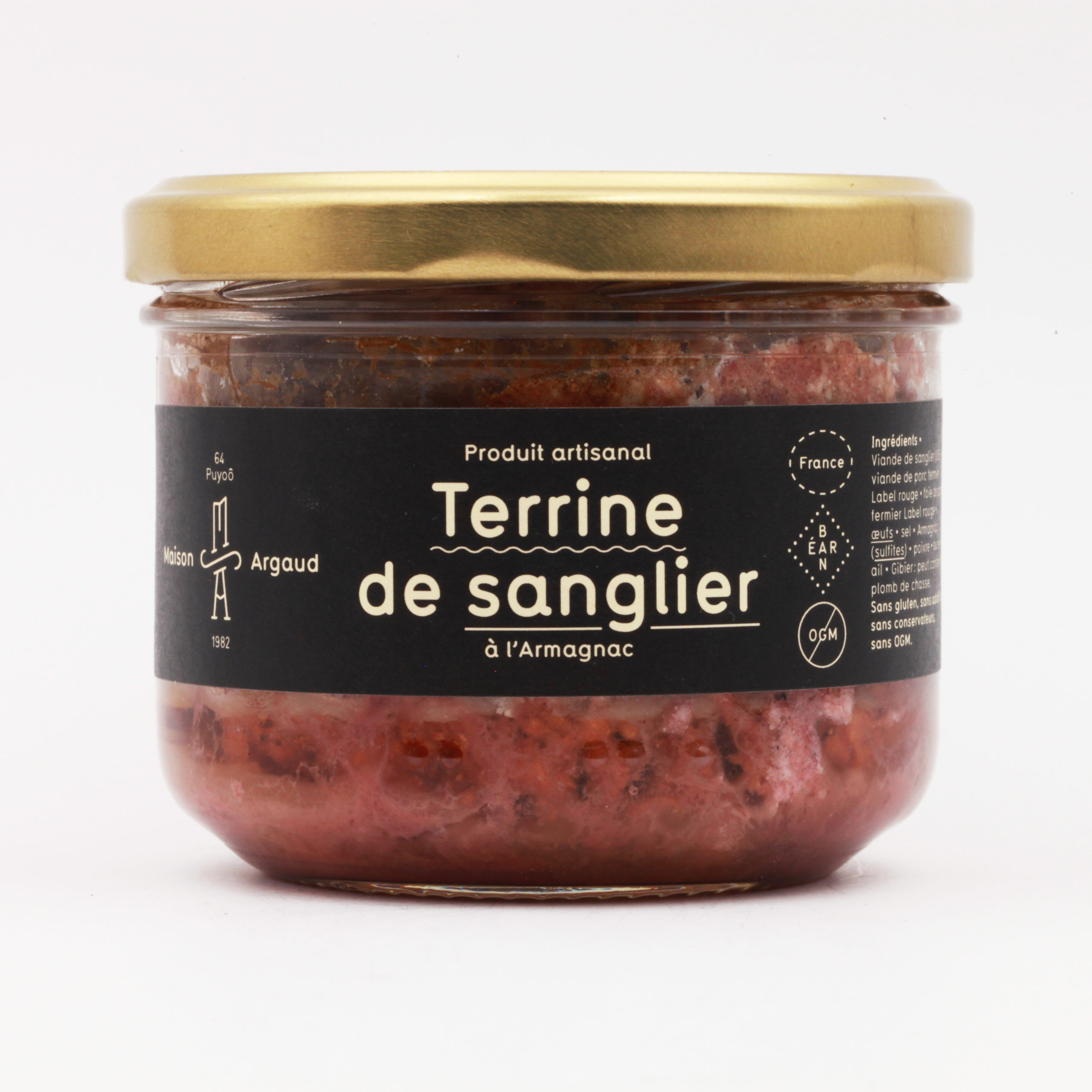 Terrine de sanglier à l'Armagnac