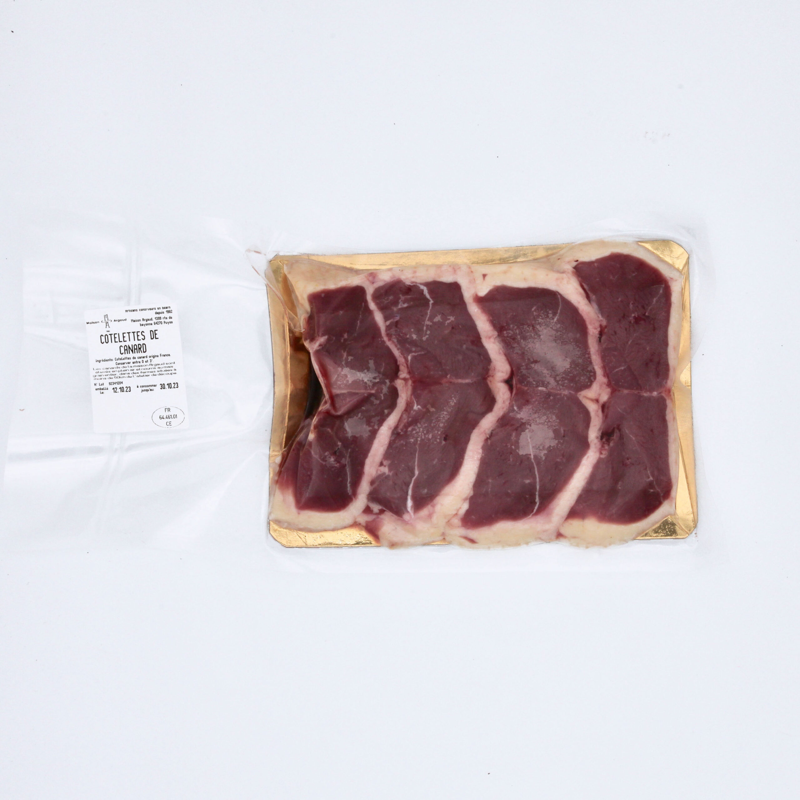 Côtelettes de canard 640g