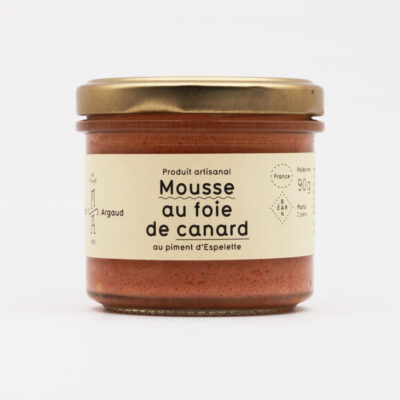 Mousse au foie de canard Piment d'Espelette