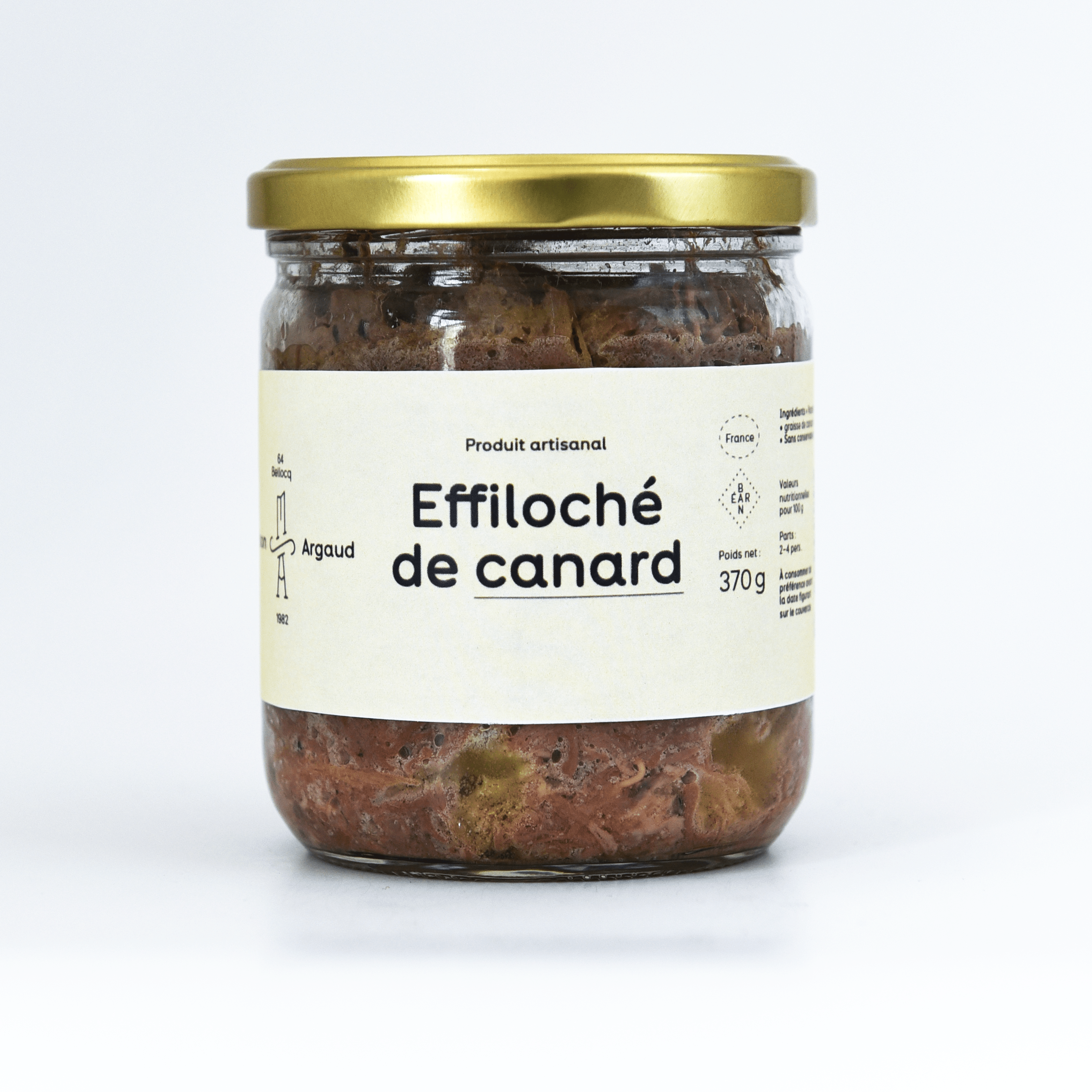 Effiloché de canard.