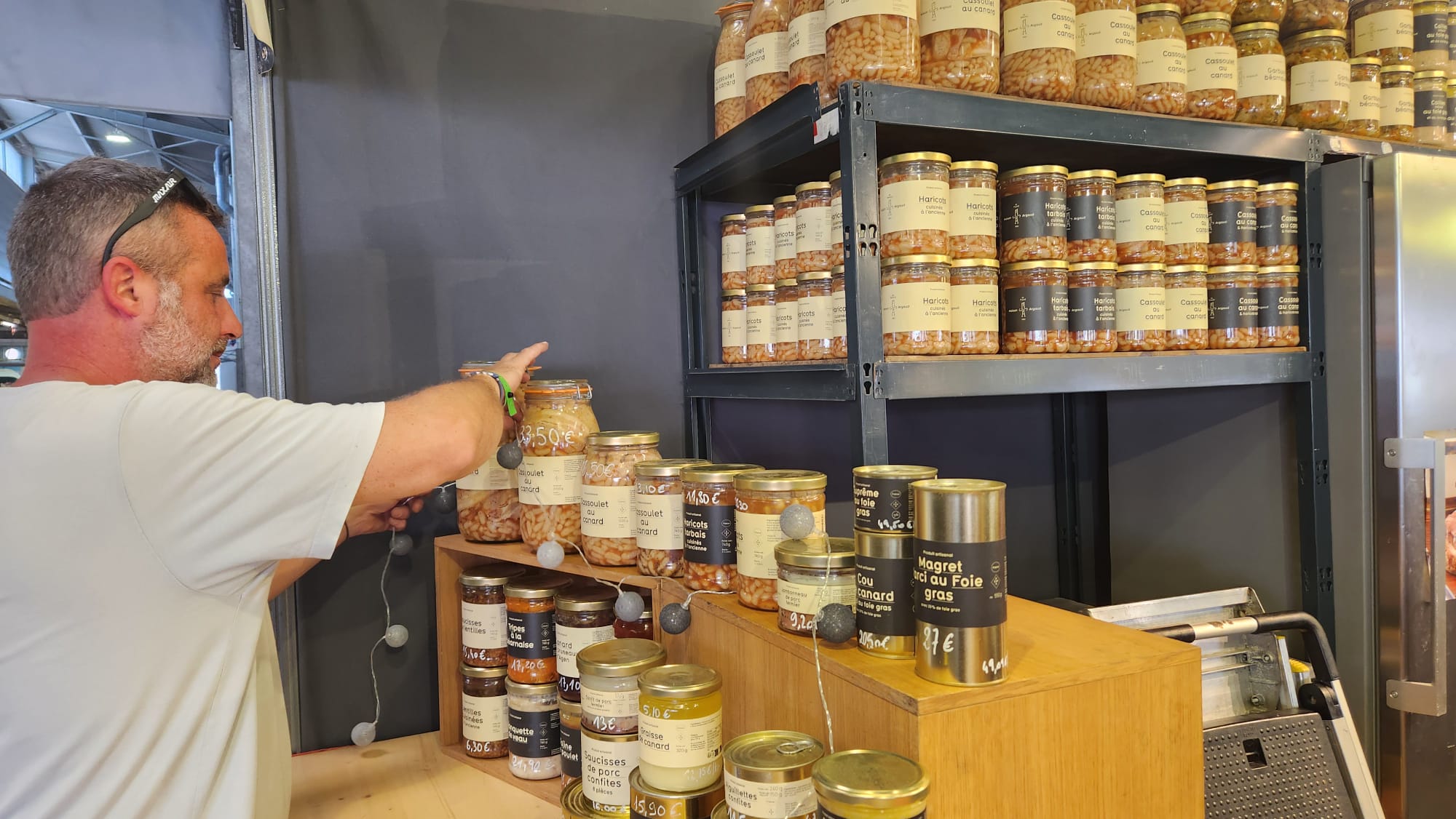 Montage du stand à la foire de Montpellier